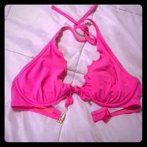 Hot pink Victoria secret halter bikini top